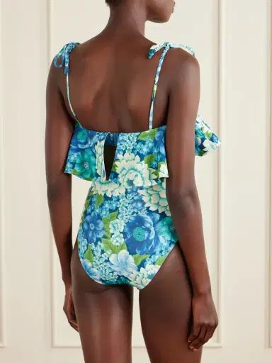 ALÉMAIS Margo Ruffled Floral-print Swimsuit | Thumbnail 3 ALÉMAIS Margo Ruffled Floral-print Swimsuit | Thumbnail 3