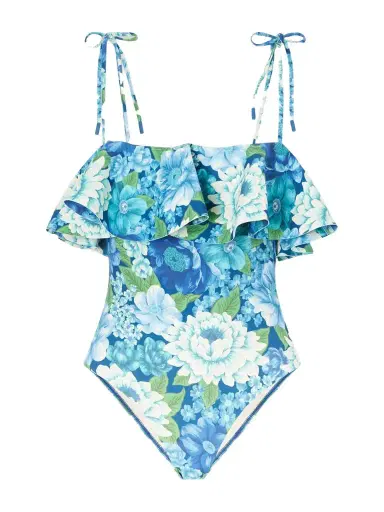 ALÉMAIS Margo Ruffled Floral-print Swimsuit | Thumbnail 1 ALÉMAIS Margo Ruffled Floral-print Swimsuit | Thumbnail 1
