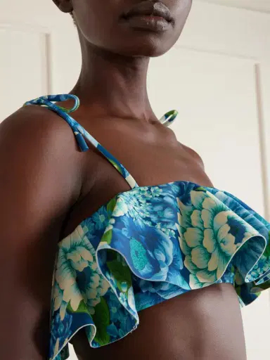 ALÉMAIS Margo Ruffled Floral-print Bikini Top | Thumbnail 4 ALÉMAIS Margo Ruffled Floral-print Bikini Top | Thumbnail 4