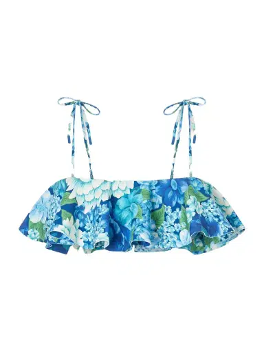 ALÉMAIS Margo Ruffled Floral-print Bikini Top | Thumbnail 1 ALÉMAIS Margo Ruffled Floral-print Bikini Top | Thumbnail 1
