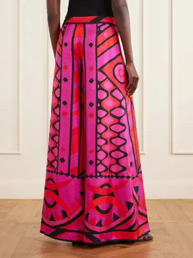 PUCCI Printed Silk-twill Wide-leg Pants | Thumbnail 4 PUCCI Printed Silk-twill Wide-leg Pants | Thumbnail 4