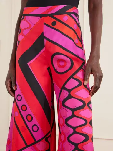 PUCCI Printed Silk-twill Wide-leg Pants | Thumbnail 5 PUCCI Printed Silk-twill Wide-leg Pants | Thumbnail 5