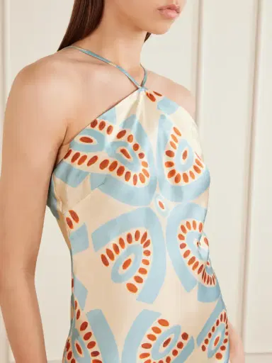 Themis Z Thaleia Printed Silk-satin Maxi Dress | Thumbnail 4 Themis Z Thaleia Printed Silk-satin Maxi Dress | Thumbnail 4