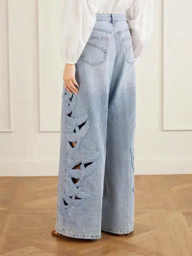Zimmermann Alchemy Appliquéd Flared Jeans | Thumbnail 4 Zimmermann Alchemy Appliquéd Flared Jeans | Thumbnail 4