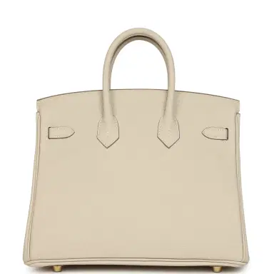 HERMÈS Hermes Birkin 25 Craie Togo Gold Hardware | Thumbnail 4 HERMÈS Hermes Birkin 25 Craie Togo Gold Hardware | Thumbnail 4