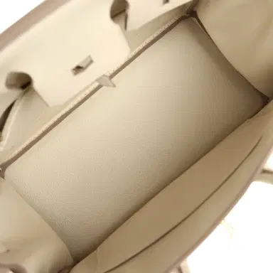 HERMÈS Hermes Birkin 25 Craie Togo Gold Hardware | Thumbnail 7 HERMÈS Hermes Birkin 25 Craie Togo Gold Hardware | Thumbnail 7