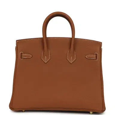 HERMÈS Hermes Birkin 25 Gold Togo Gold Hardware | Thumbnail 4 HERMÈS Hermes Birkin 25 Gold Togo Gold Hardware | Thumbnail 4