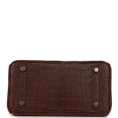 HERMÈS Hermes Birkin 25 Havane Matte Alligator Gold Hardware | Thumbnail 6 HERMÈS Hermes Birkin 25 Havane Matte Alligator Gold Hardware | Thumbnail 6