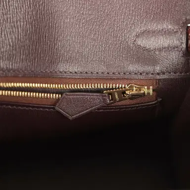 HERMÈS Hermes Birkin 25 Havane Matte Alligator Gold Hardware | Thumbnail 9 HERMÈS Hermes Birkin 25 Havane Matte Alligator Gold Hardware | Thumbnail 9