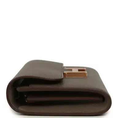 HERMÈS Hermes Constance Wallet To Go Etain Epsom Rose Gold Hardware | Thumbnail 6 HERMÈS Hermes Constance Wallet To Go Etain Epsom Rose Gold Hardware | Thumbnail 6