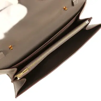 HERMÈS Hermes Constance Wallet To Go Etain Epsom Rose Gold Hardware | Thumbnail 8 HERMÈS Hermes Constance Wallet To Go Etain Epsom Rose Gold Hardware | Thumbnail 8