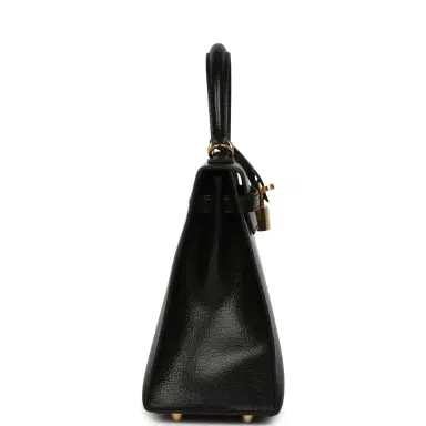 HERMÈS Hermes Kelly Sellier 25 Black Chevre Chamkila Gold Hardware | Thumbnail 3 HERMÈS Hermes Kelly Sellier 25 Black Chevre Chamkila Gold Hardware | Thumbnail 3