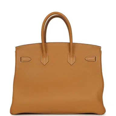 HERMÈS Pre-owned Hermes Birkin 35 Naturel Sable Togo Gold Hardware | Thumbnail 4 HERMÈS Pre-owned Hermes Birkin 35 Naturel Sable Togo Gold Hardware | Thumbnail 4