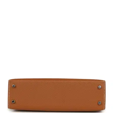 HERMÈS Pre-owned Hermes Kelly Sellier 20 Gold Epsom Palladium Hardware | Thumbnail 6 HERMÈS Pre-owned Hermes Kelly Sellier 20 Gold Epsom Palladium Hardware | Thumbnail 6