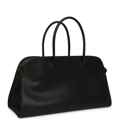 The Row The Row East West Margaux Bag Black Saddle Leather Gold Hardware | Thumbnail 2 The Row The Row East West Margaux Bag Black Saddle Leather Gold Hardware | Thumbnail 2