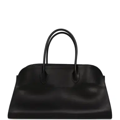 The Row The Row East West Margaux Bag Black Saddle Leather Gold Hardware | Thumbnail 4 The Row The Row East West Margaux Bag Black Saddle Leather Gold Hardware | Thumbnail 4