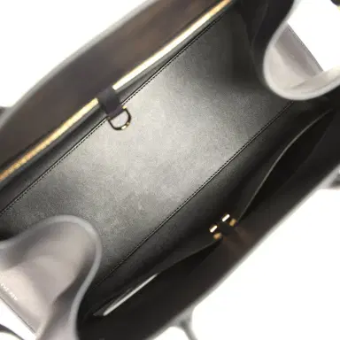 The Row The Row East West Margaux Bag Black Saddle Leather Gold Hardware | Thumbnail 8 The Row The Row East West Margaux Bag Black Saddle Leather Gold Hardware | Thumbnail 8