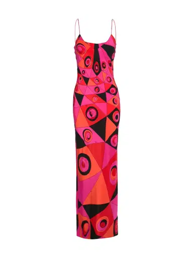 PUCCI Occhi-Print Silk Slip Dress | Thumbnail 1 PUCCI Occhi-Print Silk Slip Dress | Thumbnail 1