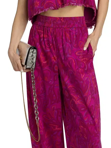 Cinq à Sept Women's Paisley Bloom Ibbie Pants | Thumbnail 6 Cinq à Sept Women's Paisley Bloom Ibbie Pants | Thumbnail 6