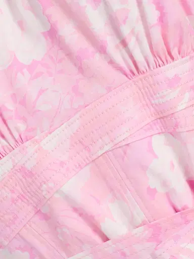Cinq à Sept Women's Holt Heirloom Petals Midi-Dress - Rosewater Pink Multi | Thumbnail 7 Cinq à Sept Women's Holt Heirloom Petals Midi-Dress - Rosewater Pink Multi | Thumbnail 7