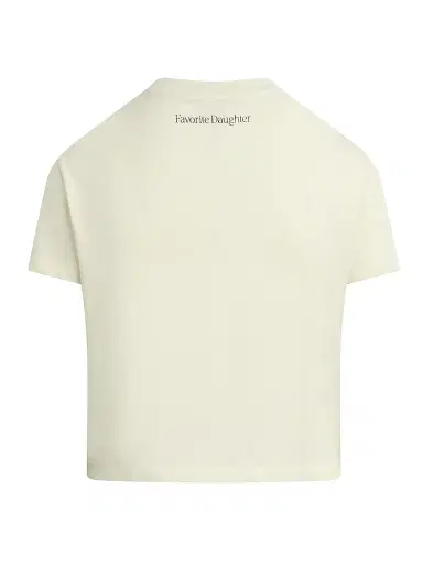 Favorite Daughter Women's The Cropped Dad's Favorite Crop T-Shirt - Gardenia Mint - Size XL | Thumbnail 2 Favorite Daughter Women's The Cropped Dad's Favorite Crop T-Shirt - Gardenia Mint - Size XL | Thumbnail 2