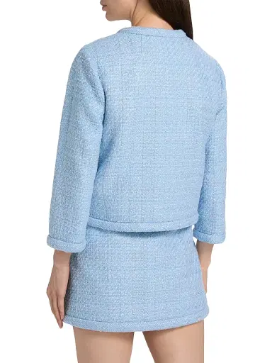 Marc Jacobs Women's Pop J Marc Tweed Lady Jacket - Blue Mist - Size XS | Thumbnail 5 Marc Jacobs Women's Pop J Marc Tweed Lady Jacket - Blue Mist - Size XS | Thumbnail 5