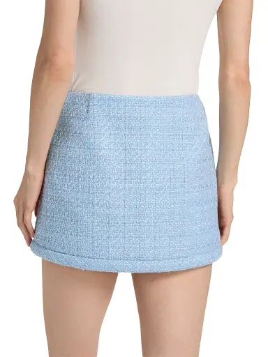 Marc Jacobs Women's Pop J Marc Tweed Miniskirt - Blue Mist | Thumbnail 5 Marc Jacobs Women's Pop J Marc Tweed Miniskirt - Blue Mist | Thumbnail 5
