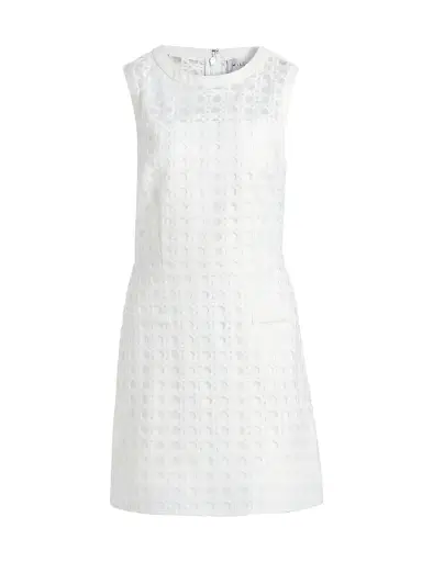 Milly Women's Moira Lattice Lace Minidress - White | Thumbnail 1 Milly Women's Moira Lattice Lace Minidress - White | Thumbnail 1