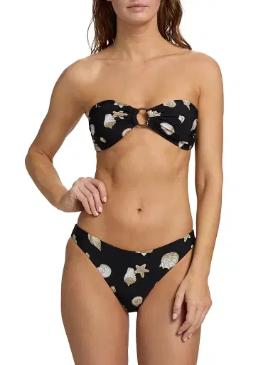 Milly Women's Seashell O-Ring Bikini Top | Thumbnail 3 Milly Women's Seashell O-Ring Bikini Top | Thumbnail 3