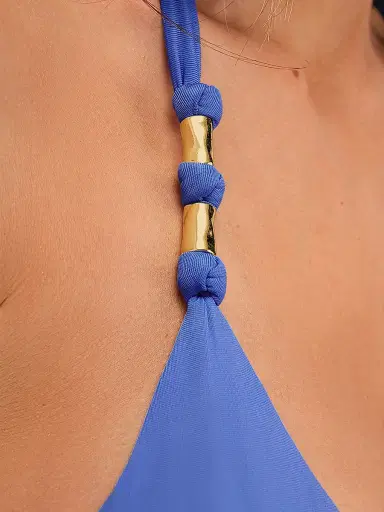 ViX by Paula Hermanny Women's Paula Triangle Bikini Top - Blue - Size Large | Thumbnail 5 ViX by Paula Hermanny Women's Paula Triangle Bikini Top - Blue - Size Large | Thumbnail 5