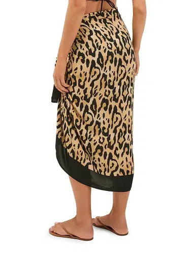 ViX by Paula Hermanny Women's Leopard-Print Sarong | Thumbnail 3 ViX by Paula Hermanny Women's Leopard-Print Sarong | Thumbnail 3