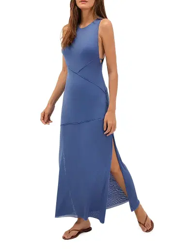 ViX by Paula Hermanny Women's Taly Cover-Up Midi-Dress - Blue | Thumbnail 2 ViX by Paula Hermanny Women's Taly Cover-Up Midi-Dress - Blue | Thumbnail 2