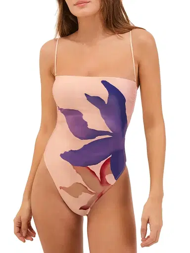 ViX by Paula Hermanny Women's Bianca Floral Brazilian-Cut One-Piece Swimsuit - Size XL | Thumbnail 2 ViX by Paula Hermanny Women's Bianca Floral Brazilian-Cut One-Piece Swimsuit - Size XL | Thumbnail 2