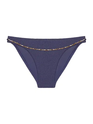 ViX by Paula Hermanny Women's Bell Crinkle Chain Bikini Bottom - Blue | Thumbnail 1 ViX by Paula Hermanny Women's Bell Crinkle Chain Bikini Bottom - Blue | Thumbnail 1
