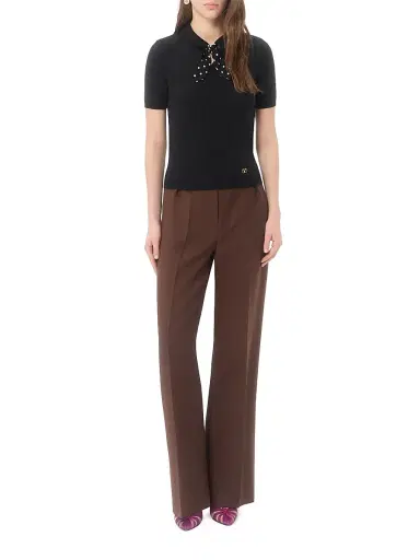 Valentino Garavani Women's Knit Top - Black - Size XS | Thumbnail 2 Valentino Garavani Women's Knit Top - Black - Size XS | Thumbnail 2