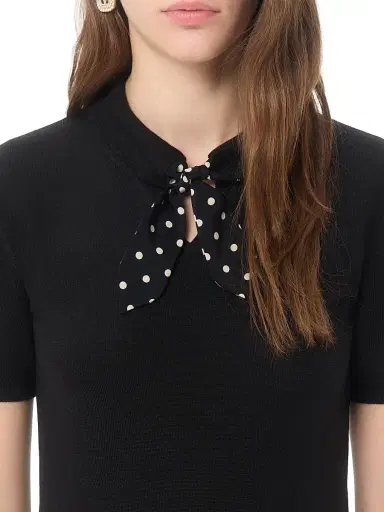 Valentino Garavani Women's Knit Top - Black - Size XS | Thumbnail 6 Valentino Garavani Women's Knit Top - Black - Size XS | Thumbnail 6
