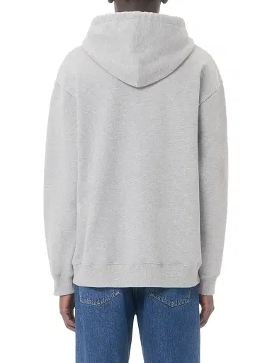 Valentino Garavani Men's Cotton Hoodie with VLogo Embroidery - Grey - Size XL | Thumbnail 5 Valentino Garavani Men's Cotton Hoodie with VLogo Embroidery - Grey - Size XL | Thumbnail 5