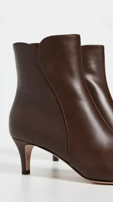 Gianvito Rossi Levy Vitello Slim Booties 55mm Brown | Thumbnail 6 Gianvito Rossi Levy Vitello Slim Booties 55mm Brown | Thumbnail 6