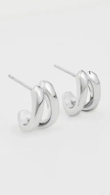 Luv AJ Layla Split Hoops | Thumbnail 2 Luv AJ Layla Split Hoops | Thumbnail 2