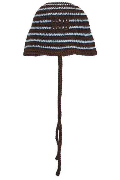 Miu Miu Cotone Crochet Riga Hat | Thumbnail 5 Miu Miu Cotone Crochet Riga Hat | Thumbnail 5
