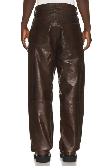 SUNFLOWER Wide Twist Leather Pant | Thumbnail 3 SUNFLOWER Wide Twist Leather Pant | Thumbnail 3