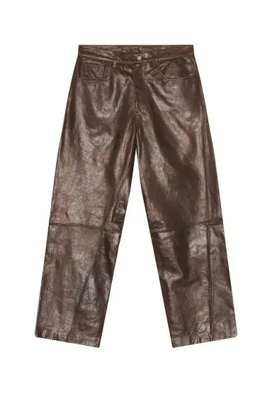 SUNFLOWER Wide Twist Leather Pant | Thumbnail 5 SUNFLOWER Wide Twist Leather Pant | Thumbnail 5