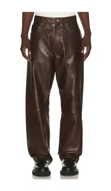 SUNFLOWER Wide Twist Leather Pant | Thumbnail 6 SUNFLOWER Wide Twist Leather Pant | Thumbnail 6