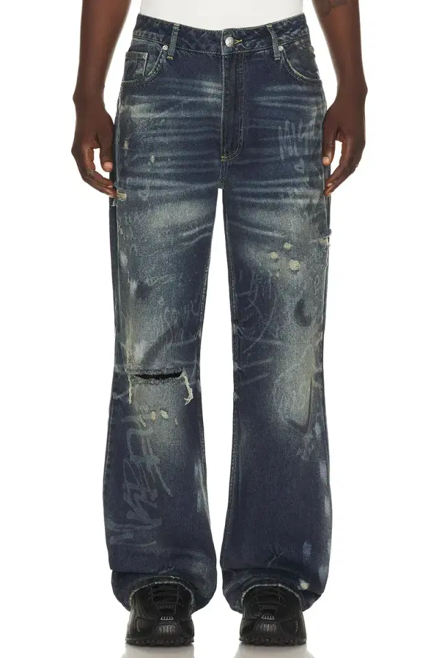 Laser Tagged Denim Jeans Laser Tagged Denim Jeans