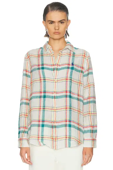 Polo Ralph Lauren Linen Classic Long Sleeve Shirt | Thumbnail 2 Polo Ralph Lauren Linen Classic Long Sleeve Shirt | Thumbnail 2