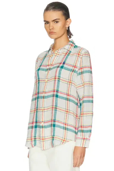 Polo Ralph Lauren Linen Classic Long Sleeve Shirt | Thumbnail 3 Polo Ralph Lauren Linen Classic Long Sleeve Shirt | Thumbnail 3