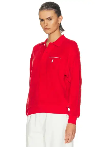 Polo Ralph Lauren Terry Knit Long Sleeve Pullover Sweater | Thumbnail 2 Polo Ralph Lauren Terry Knit Long Sleeve Pullover Sweater | Thumbnail 2
