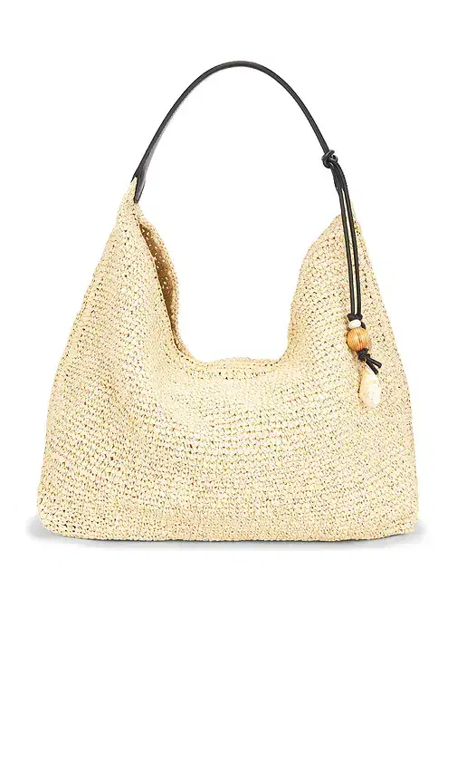 Lg Raffia Shoulder Bag Lg Raffia Shoulder Bag