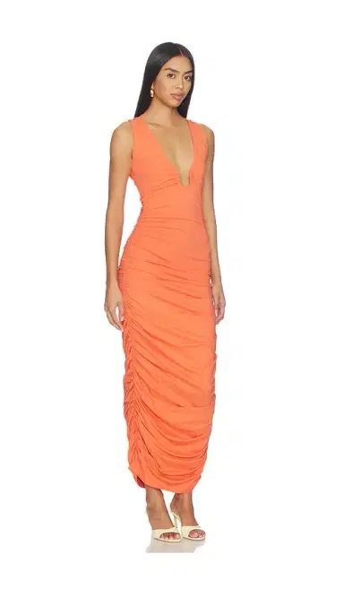 susana monaco Square Wire Gathered Tank Dress | Thumbnail 2 susana monaco Square Wire Gathered Tank Dress | Thumbnail 2