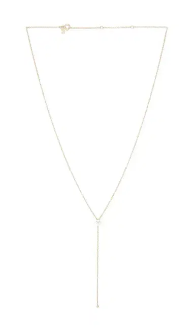 EF COLLECTION Diamond Fleur Lariat | Thumbnail 1 EF COLLECTION Diamond Fleur Lariat | Thumbnail 1